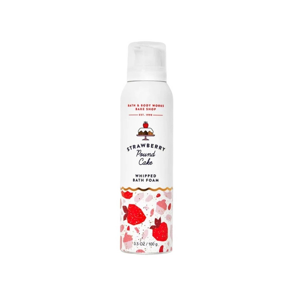 Bath Body Works Strawberry Poundcake Whipped Bath Foam